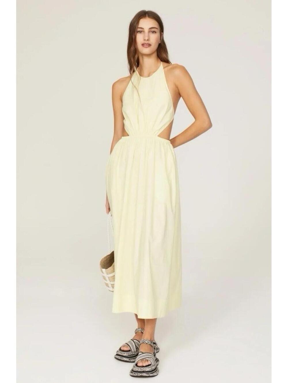 New STAUD Vanessa Dress in Sunray Size M $375